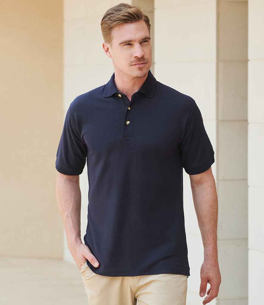 Henbury Ultimate Poly/Cotton Piqué Polo Shirt | Navy