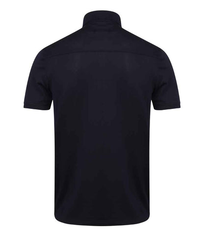 Henbury Slim Fit Stretch Microfine Piqué Polo Shirt