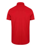 Henbury Slim Fit Stretch Microfine Piqué Polo Shirt | Red thumbnail 2