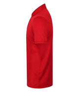 Henbury Slim Fit Stretch Microfine Piqué Polo Shirt | Red thumbnail 3