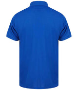 Henbury Recycled Polyester Piqué Polo Shirt | Royal Blue thumbnail 2