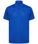 Henbury Recycled Polyester Piqué Polo Shirt | Royal Blue thumbnail 1