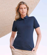 Henbury Ladies Recycled Polyester Polo Shirt | Navy thumbnail 1