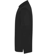Henbury Coolplus® Wicking Piqué Polo Shirt | Black thumbnail 3