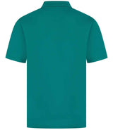 Henbury Coolplus® Wicking Piqué Polo Shirt | Bright Jade thumbnail 3