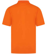 Henbury Coolplus® Wicking Piqué Polo Shirt | Bright Orange thumbnail 2