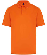 Henbury Coolplus® Wicking Piqué Polo Shirt | Bright Orange thumbnail 1
