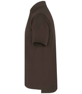 Henbury Coolplus® Wicking Piqué Polo Shirt | Chocolate thumbnail 4