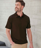 Henbury Coolplus® Wicking Piqué Polo Shirt | Chocolate thumbnail 1