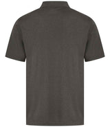 Henbury Coolplus® Wicking Piqué Polo Shirt | Heather Charcoal thumbnail 2