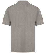 Henbury Coolplus® Wicking Piqué Polo Shirt | Heather Grey thumbnail 2