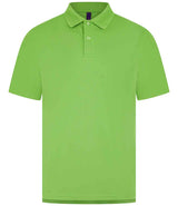Henbury Coolplus® Wicking Piqué Polo Shirt | Lime Green thumbnail 1
