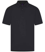 Henbury Coolplus® Wicking Piqué Polo Shirt | Navy thumbnail 2