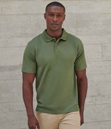 Henbury Coolplus® Wicking Piqué Polo Shirt | Olive Green thumbnail 1