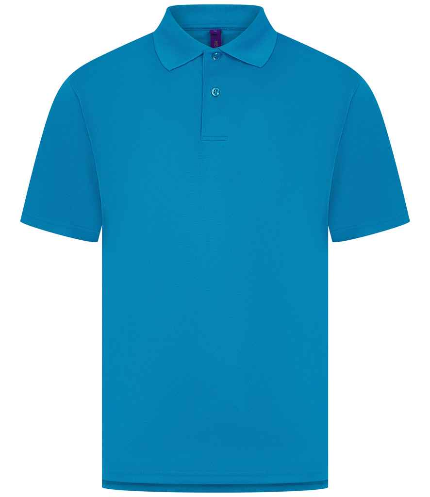 Henbury Coolplus® Wicking Piqué Polo Shirt | Sapphire Blue