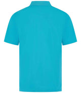 Henbury Coolplus® Wicking Piqué Polo Shirt | Turquoise Blue thumbnail 2