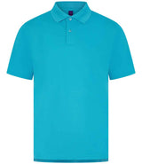 Henbury Coolplus® Wicking Piqué Polo Shirt | Turquoise Blue thumbnail 1