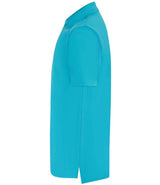 Henbury Coolplus® Wicking Piqué Polo Shirt | Turquoise Blue thumbnail 3