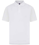 Henbury Coolplus® Wicking Piqué Polo Shirt | White thumbnail 1
