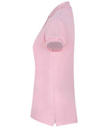 Henbury Ladies Coolplus® Wicking Piqué Polo Shirt | Baby Pink thumbnail 5
