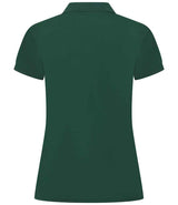 Henbury Ladies Coolplus® Wicking Piqué Polo Shirt | Bottle Green thumbnail 2