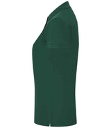 Henbury Ladies Coolplus® Wicking Piqué Polo Shirt | Bottle Green thumbnail 3