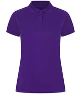 Henbury Ladies Coolplus® Wicking Piqué Polo Shirt | Bright Purple thumbnail 1
