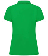 Henbury Ladies Coolplus® Wicking Piqué Polo Shirt | Kelly Green thumbnail 2