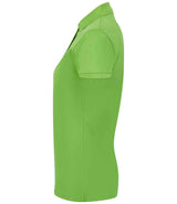 Henbury Ladies Coolplus® Wicking Piqué Polo Shirt | Lime Green thumbnail 3