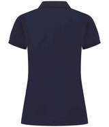 Henbury Ladies Coolplus® Wicking Piqué Polo Shirt | Oxford Navy thumbnail 2