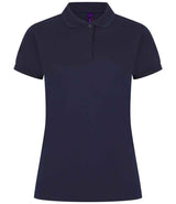 Henbury Ladies Coolplus® Wicking Piqué Polo Shirt | Oxford Navy thumbnail 1