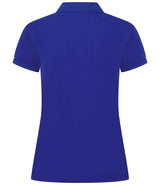 Henbury Ladies Coolplus® Wicking Piqué Polo Shirt | Royal Blue thumbnail 2