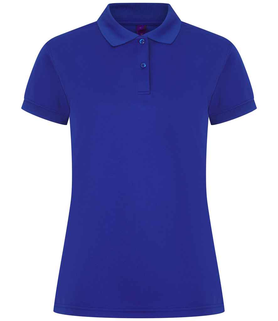 Henbury Ladies Coolplus® Wicking Piqué Polo Shirt | Royal Blue