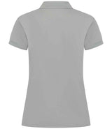 Henbury Ladies Coolplus® Wicking Piqué Polo Shirt | Silver thumbnail 2