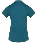Henbury Ladies Coolplus® Wicking Piqué Polo Shirt | Teal thumbnail 3