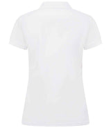 Henbury Ladies Coolplus® Wicking Piqué Polo Shirt | White thumbnail 2