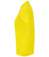 Henbury Ladies Coolplus® Wicking Piqué Polo Shirt | Yellow thumbnail 3