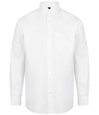 Henbury Long Sleeve Classic Oxford Shirt