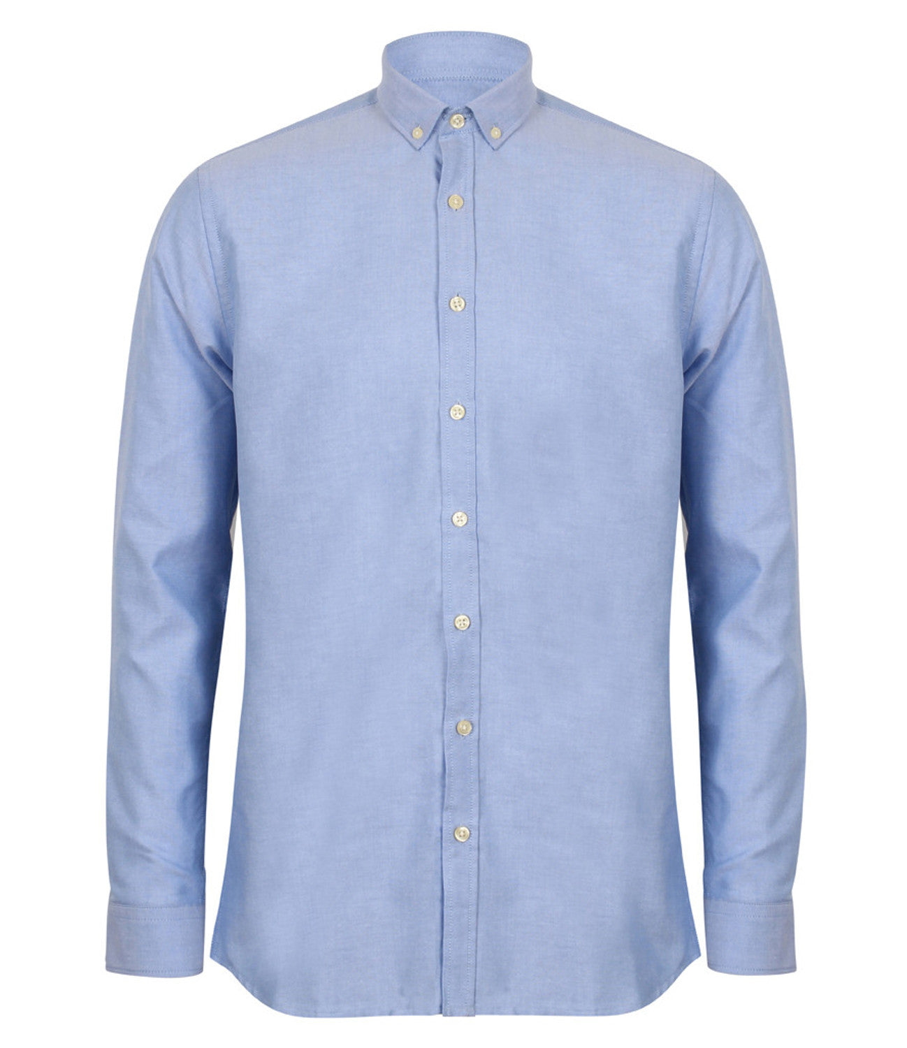 Henbury Modern Long Sleeve Regular Fit Oxford Shirt