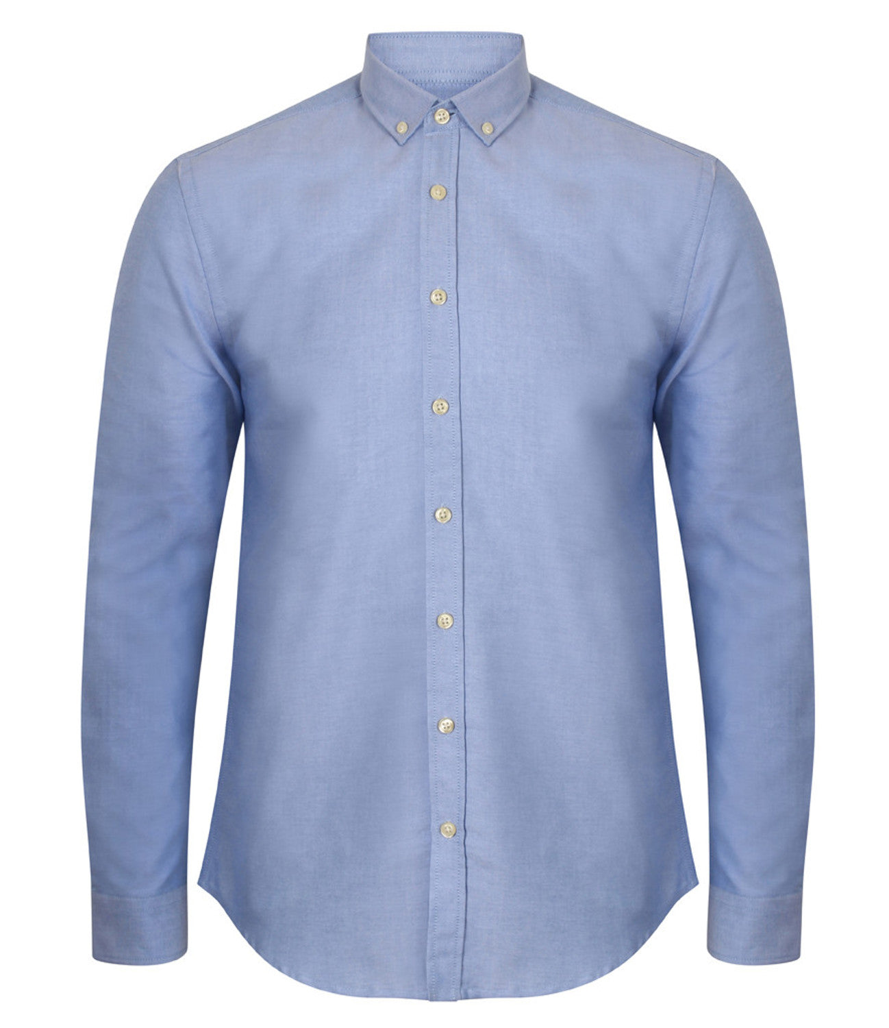 Henbury Modern Long Sleeve Slim Fit Oxford Shirt