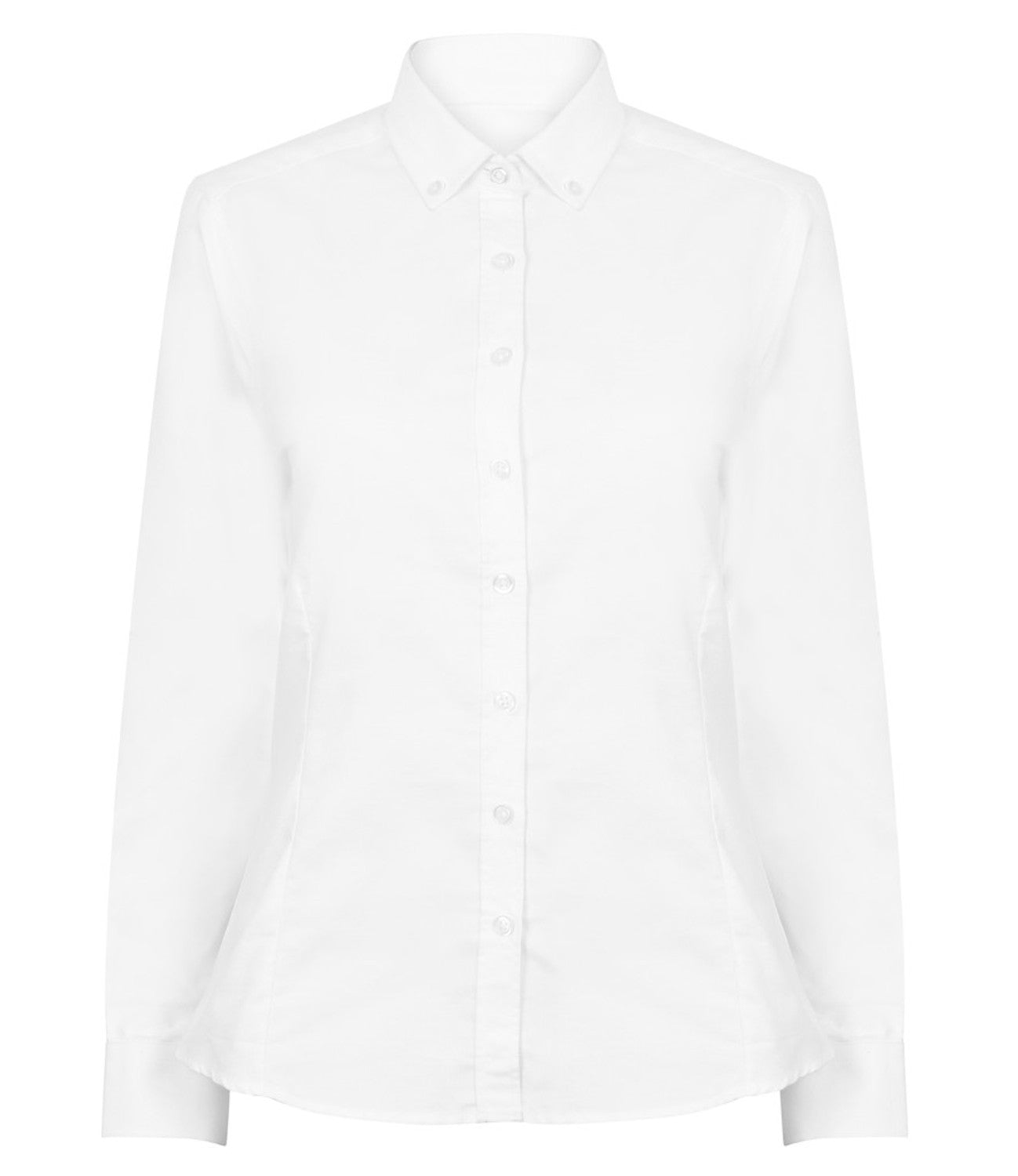 Henbury Ladies Modern Long Sleeve Regular Fit Oxford Shirt