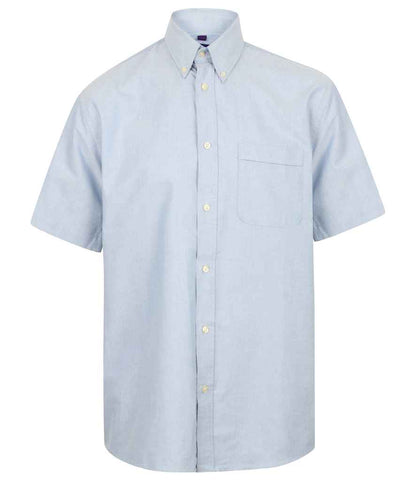 Henbury Short Sleeve Classic Oxford Shirt Henbury Order
