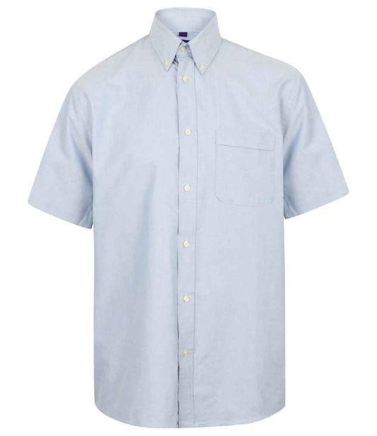 Henbury Short Sleeve Classic Oxford Shirt Henbury Order