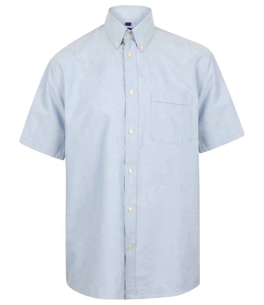 Henbury Short Sleeve Classic Oxford Shirt Henbury Order