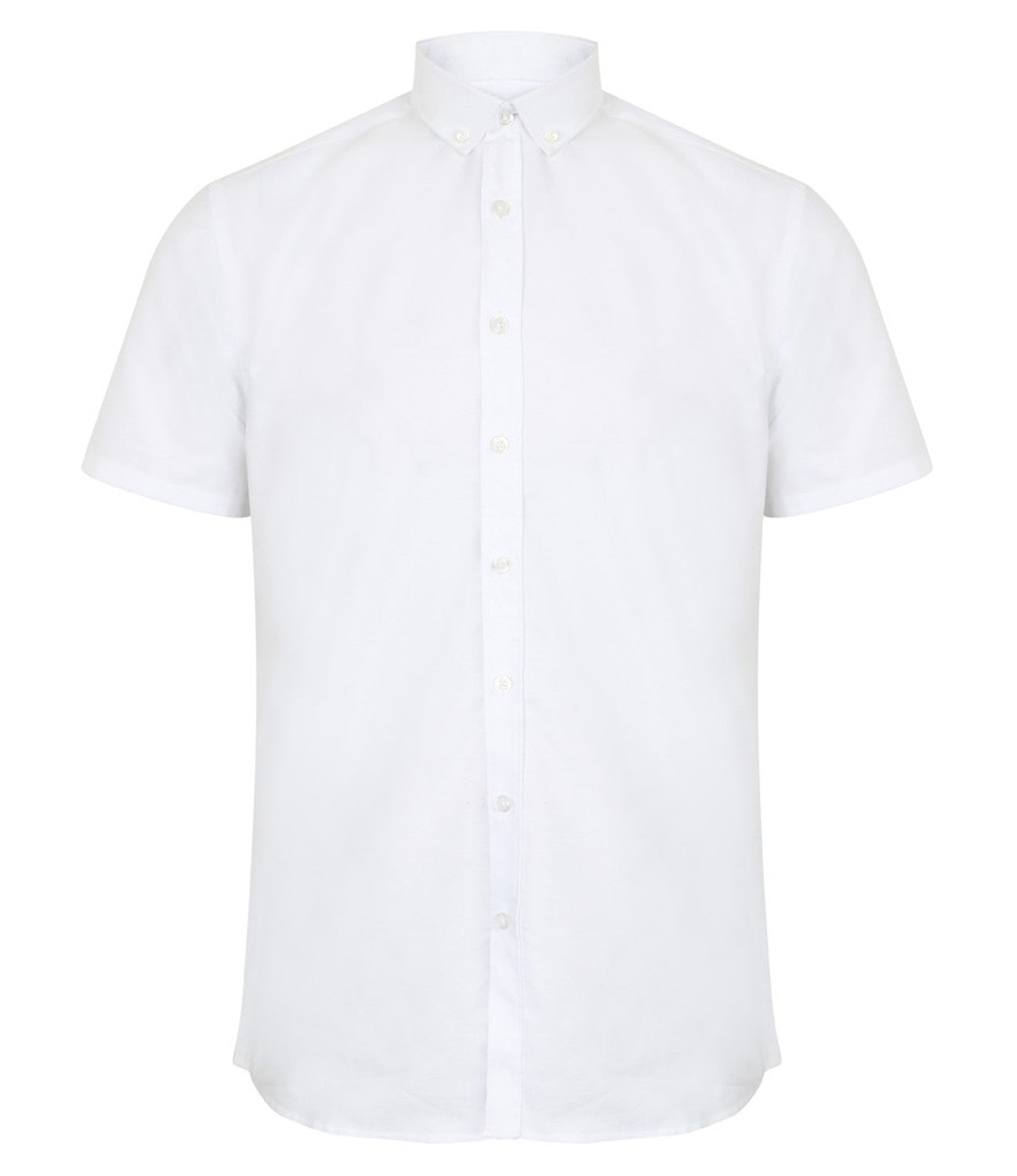 Henbury Modern Short Sleeve Regular Fit Oxford Shirt