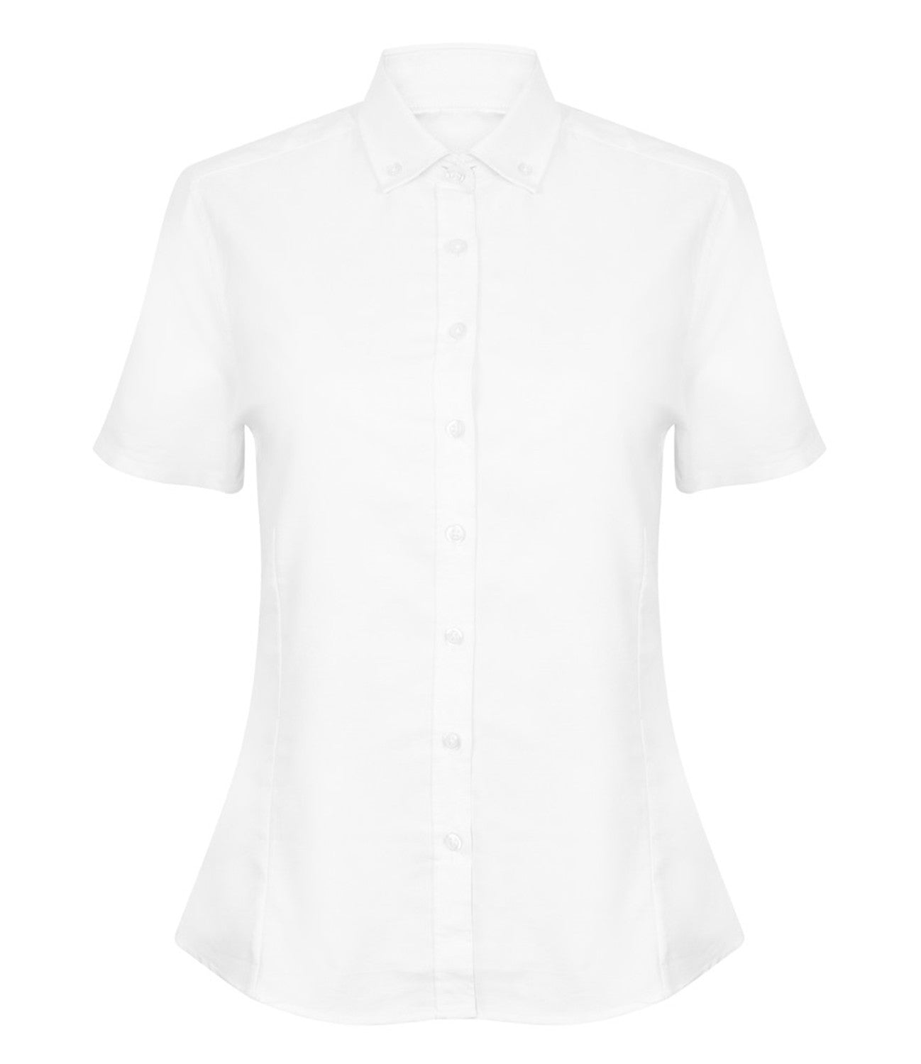 Henbury Ladies Modern Short Sleeve Regular Fit Oxford Shirt