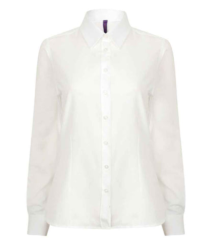 Henbury Ladies Long Sleeve Wicking Shirt