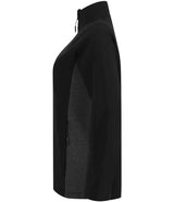 Henbury Unisex Contrast Soft Shell Jacket | Black/Charcoal thumbnail 4