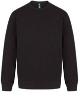 Henbury Unisex Sustainable Sweatshirt | Black thumbnail 1