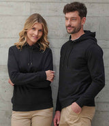 Henbury Unisex Sustainable Hoodie | Black thumbnail 3
